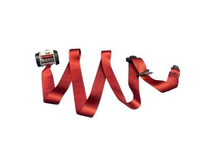 2002-2013 Porsche 911 Red Seat Belt Retractor Assembly - Rear, Left (Driver) (Used OEM)