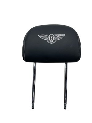 2013-2019 Bentley Flying Spur Black Seat Headrest - Front, Right (Passenger) (Used OEM)