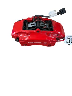 2017-2019 Porsche Boxster Red Brembo Disc Brake Caliper - Rear, Right (Passenger) (Used OEM)