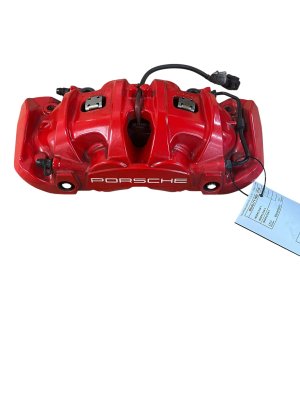 2017-2025 Porsche 718 Boxster Red Disc Brake Caliper - Front, Left (Driver) (Used OEM)