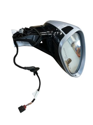 2017-2025 Porsche Panamera Silver Power Heated Auto Dim Memory Door/Side View Mirror - Front, Right (Passenger) (Used OEM)