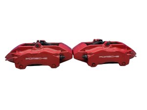 2001-2012 Porsche 911 Red Disc Brake Caliper - Front, Right (Passenger) (Used OEM)