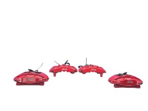 2017-2023 Audi R8 Red Brembo Carbon Ceramic Disc Brake Caliper Set - Front, Right (Passenger) (Used OEM)