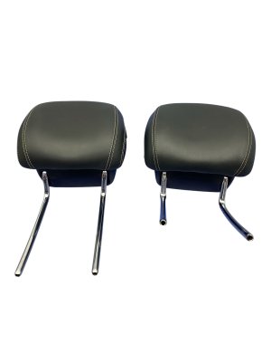 2012-2015 Mercedes-Benz ML350 Black Seat Leather Headrest Set - Front, Right (Passenger) (Used OEM)
