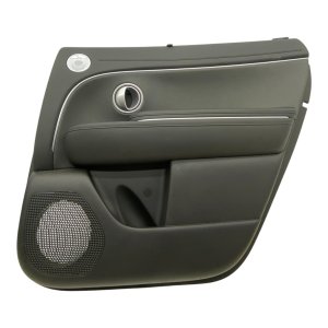 2023-2026 Hyundai Palisade Black Door Interior Trim Panel with Window Shade - Rear, Right (Passenger) (Used OEM)