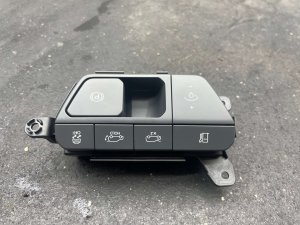 2024-2025 Kia EV9 Dash Mounted Trunk Liftgate Park and Multifunction Control Switch Panel - Front (Used OEM)