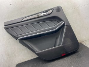 2013-2016 Mercedes-Benz GL550 Black Door Interior Trim Panel - Rear, Left (Driver) (Used OEM)