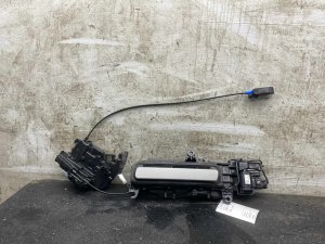 2024-2025 Kia EV9 Pebble Gray Exterior Door Handle with Actuator - Rear, Left (Driver) (Used OEM)