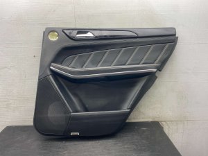 2013-2016 Mercedes-Benz GL550 Black Door Interior Trim Panel - Rear, Right (Passenger) (Used OEM)