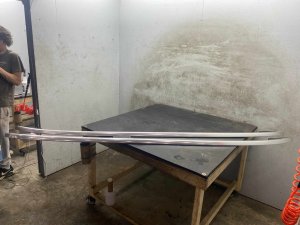 2013-2016 Mercedes-Benz GL550 Silver Roof Rail Luggage Rack Set (Used OEM)