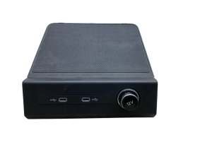 2022-2025 Audi Q4 e-tron Center Console Upper Trim with Dual USB Port and Power Outlet (Used OEM)