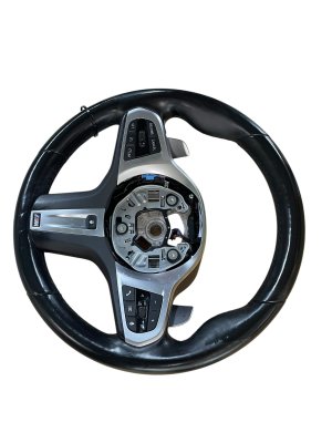 2019-2026 BMW Z4 Black Heated Leather M Sport Steering Wheel Assembly with Controls (Used OEM)
