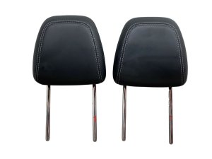 2021-2025 Ford Mustang Mach-E Black Onyx Seat Headrest Set - Front, Left (Driver) (Used OEM)
