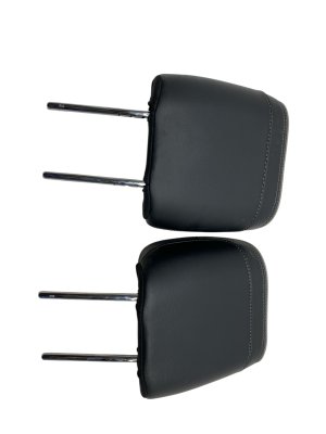  Ram 4500 Black Seat 4-Way Adjustable Leather Headrest - Front, Right (Passenger) (Used OEM)