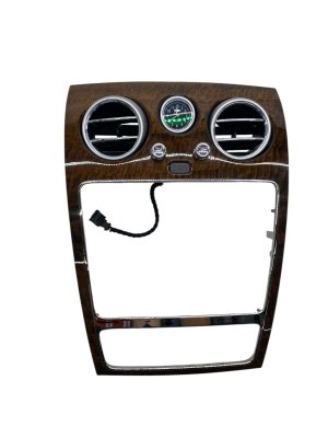 2014-2018 Bentley Continental Center Dashboard Air Vent and Analog Clock Assembly (Used OEM)