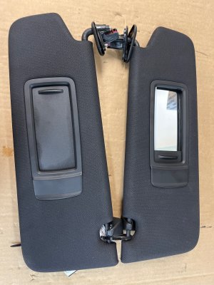 2023-2026 BMW M760i xDrive Illuminated Sun Visor - Front, Right (Passenger) (Used OEM)