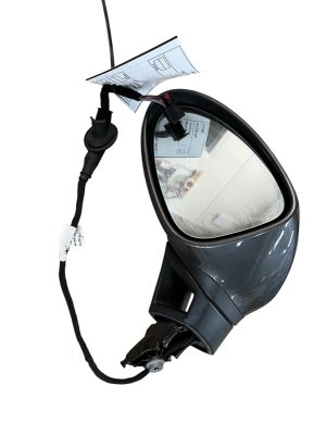 2017-2025 Porsche 718 Boxster Gray Door/Side View Mirror - Front, Left (Driver) (Used OEM)