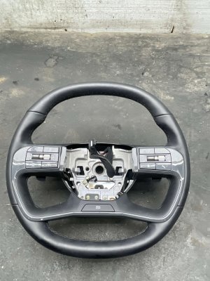 2024-2025 Kia EV9 Gray Steering Wheel with Paddle Shifters - Front (Used OEM)