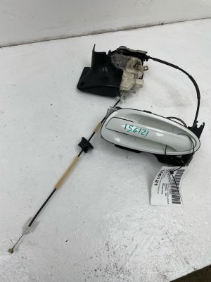 2013-2016 Porsche Boxster White Exterior Door Handle - Left (Driver) (Used OEM)
