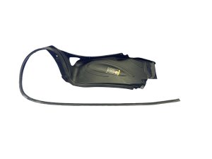 2020-2024 McLaren GT Black Door Exterior Trim Panel with Weatherstrip - Front (Used OEM)