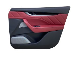 2017-2024 Maserati Levante Red Door Interior Trim Panel with Bowers & Wilkins Audio - Front, Right (Passenger) (Used OEM)
