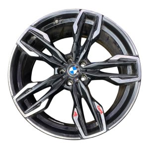2018-2024 BMW X3 21x9.5 5-Spoke Y-Style Machined Charcoal Alloy Wheel - Rear (Used OEM)