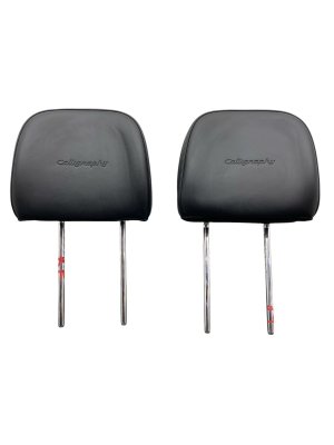 2026 Hyundai Palisade Black Seat Leather Headrest Set - Front, Right (Passenger) (Used OEM)