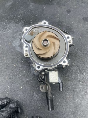 2018-2021 Jaguar F-Pace Engine Mounted Auxiliary Water Coolant Pump (Used OEM)