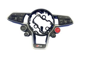 2017-2023 Audi R8 Black Steering Wheel Control Switch Panel - Front (Used OEM)