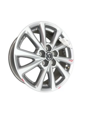 2022-2025 Mazda CX-5 Gray 17x7 5-Spoke Silver Alloy Wheel (Used OEM)