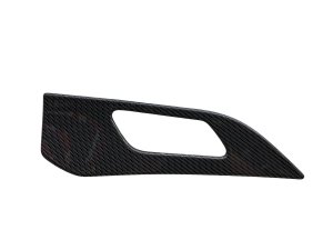 2017-2020 Jaguar F-Pace Carbon Fiber Upper Door Trim Panel Insert - Front (Used OEM)