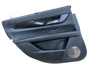 2019-2020 Cadillac CT6 Black Door Interior Trim Panel - Rear, Left (Driver) (Used OEM)