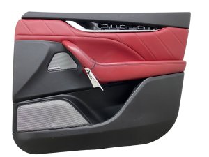 2017-2024 Maserati Levante Red Door Interior Trim Panel with Bowers & Wilkins Sound System - Front, Right (Passenger) (Used OEM)