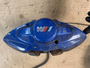 2016-2021 BMW M2 Blue M Sport Disc Brake Caliper - Rear, Left (Driver) (Used OEM)