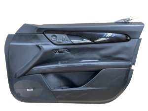 2019-2020 Cadillac CT6 Black Door Interior Trim Panel - Front, Right (Passenger) (Used OEM)