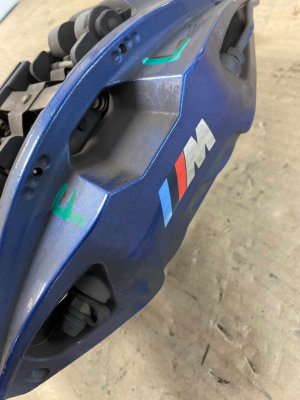 2023-2026 BMW 330i Blue Disc Brake Caliper - Front, Left (Driver) (Used OEM)