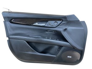 2019-2020 Cadillac CT6 Black Door Interior Trim Panel - Front, Left (Driver) (Used OEM)