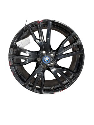 2014-2020 BMW i8 Black 20x8.5 Directional Silver Alloy Wheel (Used OEM)
