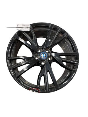 2014-2020 BMW i8 Black 20x8.5 5 W-Spoke Directional Machined Alloy Wheel (Used OEM)