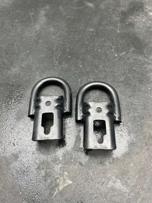 2018-2024 Lincoln Navigator Black Tow Hook Ring Set - Front (Used OEM)
