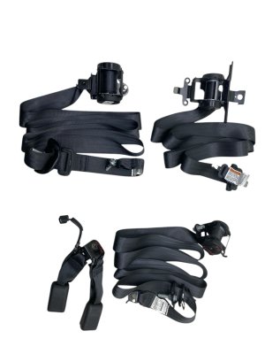 2023-2025 Honda Pilot Black 3rd Row Seat Belt Assembly Set - Rear, Left (Driver) (Used OEM)