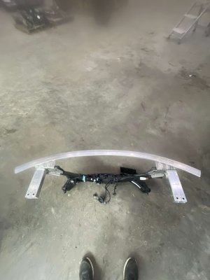  Tesla Model 3 Radiator Support with Bumper Reinforcement Bar - Front (Used OEM)