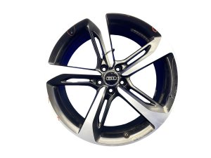 2014-2018 Audi RS7 Silver 21x9 5-Spoke Alloy Wheel - Rear (Used OEM)