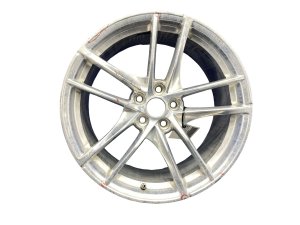 2020-2022 Toyota GR Supra Silver 19x9 5 Split-Spoke Silver Alloy Wheel - Rear (Used OEM)