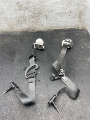 2021-2024 GMC Yukon XL Black Seat Belt Assembly - Rear, Right (Passenger) (Used OEM)