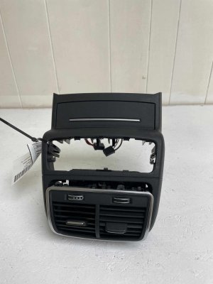 2012-2018 Audi A6 Center Console Endcap Trim Panel Cover - Rear (Used OEM)
