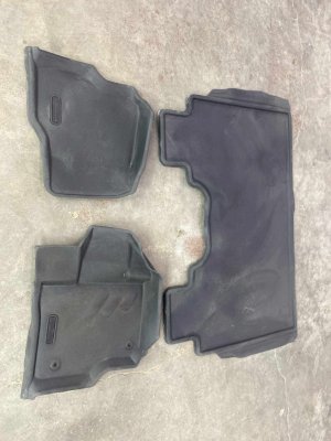 2022-2025 Ford F-150 Lightning All-Weather Rubber Floor Mat Set - Front (Used OEM)