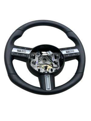 2022-2024 Hyundai Santa Cruz Black Leather Steering Wheel with Audio and Cruise Controls (Used OEM)