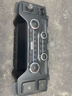 2022-2023 Ford F-150 Dual-Zone Automatic Temperature Control Switch Panel with Heated and Cooled Seats - Front (Used OEM)