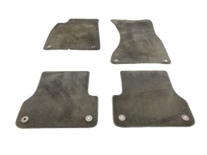 2012-2018 Audi A6 Black Carpet Floor Mat Set - Front (Used OEM)